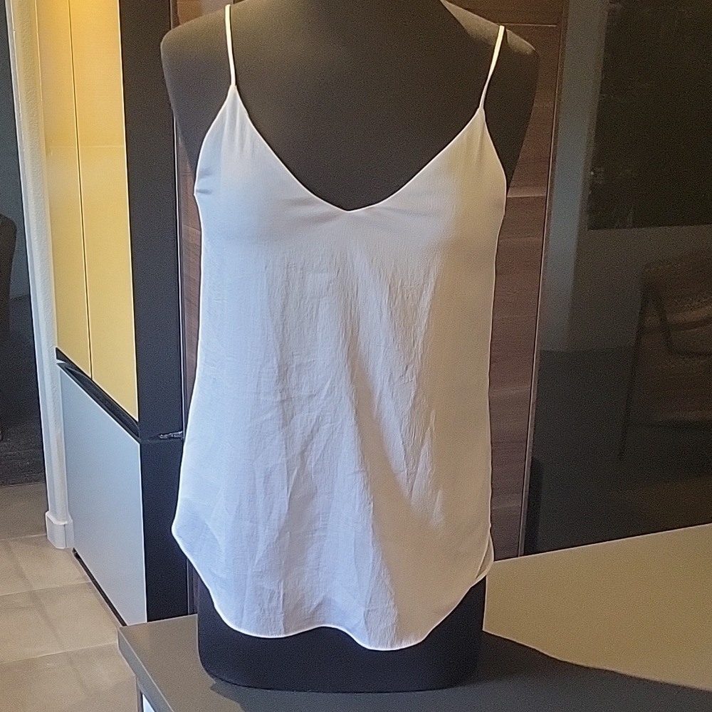 White Spaghetti Strap Top